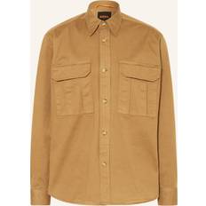 HUGO BOSS Outerwear HUGO BOSS Hugo lisel overshirt open beige