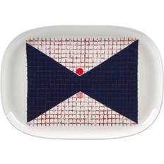 Marimekko Serving Platters & Trays Marimekko Tomina plate White-dark Serving Dish