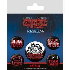 Stranger Things Pin-Back Buttons 5-Pack Characters