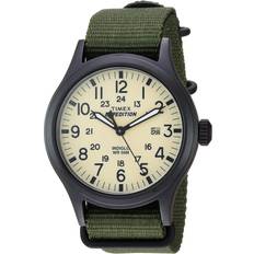 Timex Uhren Timex Expedition Scout 40MM Fabric Slip-Thru Black/Green/Natural