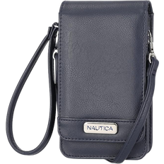 Nautica Catalina Vegan Leather RFID Crossbody Bag - Indigo