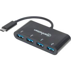 USB Hubs Manhattan 4-Port USB 3.0 External (162746)