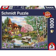 Puslespil Schmidt Spiele Lake House 1000 Pieces
