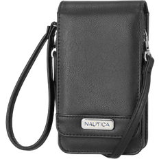 Catalina Vegan Leather RFID Crossbody Bag - Black