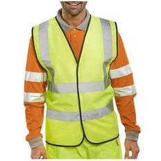 5XL Werkvesten Click Seen Hi-Vis Hesje Veiligheidskleding Geel