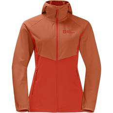 Jack Wolfskin Dam Jackor Jack Wolfskin Go Hike Softshell W - Kakelblå