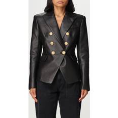 Balmain Leather Jackets Balmain Leather blazer black