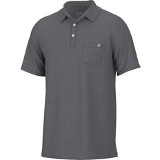 Rayon Polo Shirts Huk Men's Waypoint Polo Night Owl