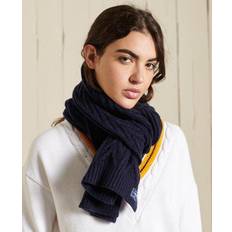 Superdry Halsdukar & Sjalar Superdry Womens Cable Lux Scarf - Blue