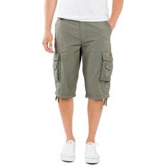 Unionbay Cordova Herrshorts Med Bälte - Mullvadsbrunt