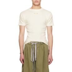 Maison Margiela Ribbed T-Shirt - Ecru