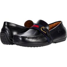 Polo Ralph Lauren Men Low Shoes Polo Ralph Lauren Riali Loafer Black Heavyweight Smooth Leather