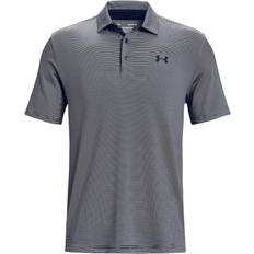 3XL Polo Shirts Under Armour Men's Playoff 3.0 Stripe Polo - Midnight Navy/White