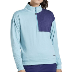 Blue - Running Jumpers Saucony Women's Sunday 1/4 Zip - Dark Grey
