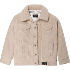 UGG Frankie Truckerjacke aus Sherpa für Damen in Natural Ii, Größe XL, Polyester