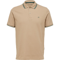 Selected Homme Camiseta 'SLHDante' - Beige/Caqui