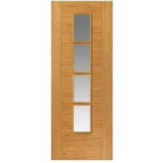 Doors JB Kind Oak Bela Prefinished Glazed Interior Door (x)