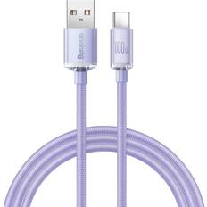 Baseus Crystal Shine Cable USB to USB-C 5A 1.2m