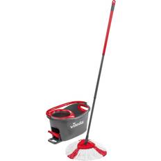 Schwarz Bodenwischtücher Vileda turbo easywring & clean wischmop komplettset,bodenwischer schwarz/rot