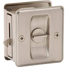 Ives Sliding Door Lock Satin Nickel