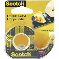 Scotch Tape & Tapeholdere Scotch 3M Dobbeltsidet Klæbefilm 12 mm x 7,9 m inkl Hånddispenser 1 Stk