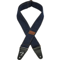 Sininen Hihnat Fender x Wrangler Denim Strap, Dark Indigo