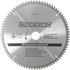 Elverktygstillbehör Silverline TCT Aluminium Blade 80T 250 x 30 25 20 16 mm