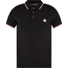 Moncler polo Moncler Logo Polo Shirt - Black