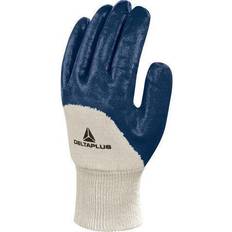 Unisexe Gants Jetables Deltaplus Gant Nitrile/Jersey -Lot Paires- (Bleu T10)