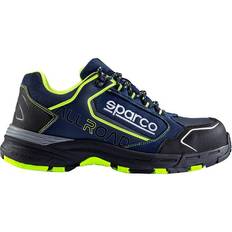 Motorcycle Boots Sparco Allroad S3 SRC Safety Shoes Colour: Sochi (Navy Blue Fluro Yellow) Eur 38, Blue/yellow Man