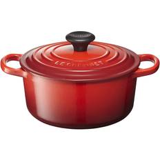 Le Creuset Casseroles on sale Le Creuset Cerise Signature Cast Iron