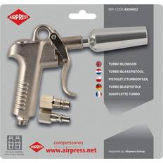Trykluft Varmluftpistoler Airpress Blæsepistol Med Turbo-Mundstykke