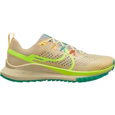 Gold - Women Running Shoes Nike React Pegasus Trail 4 W - Team Gold/Baltic Blue/Stadium Green/Volt