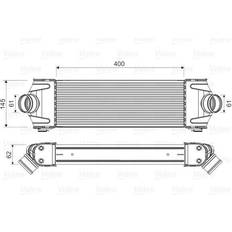 Climatiseurs Valeo Intercooler, échangeur Ford transit 818550