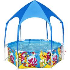 Familiepool Bestway Familiepool Med Soltak Hav 5618T