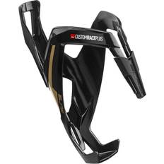 Elite Bike Accessories Elite Custom Race Plus Bottle Cage, Black/Gold