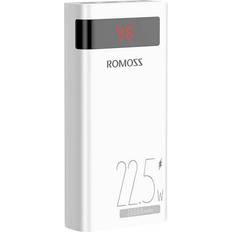 Romoss 30000mah Romoss Powerbank SENSE8PF 30000mAh, 22.5W Hvid