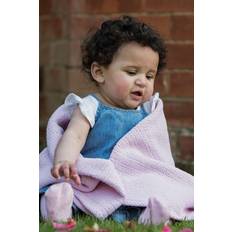 Hippychick Cellular Baby Blanket-Dusky Pink