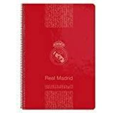 Röda Pennfodral Real Madrid C.F. safta LIBRETA Folio 80 H. Hardcover 21,5x31x1, Mehrfarbig 511957066