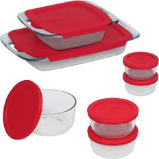 Dishwasher Safe Baking Tins Pyrex 14-Piece Bake 'n Store Set Molde para Hornear