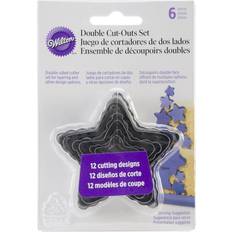 Wilton 6-Piece Nesting Fondant Double Cut Out Cutters Cake Decoration