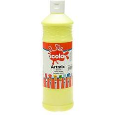 Yellow Oil Paint Scola AM600/20 Artmix Ready-mix Paint 600ml Lemon