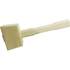 Impugnatura in Legno Martelli in gomma Silverline Wooden Mallet mallet wooden 273206 hardwood Rubber Hammer