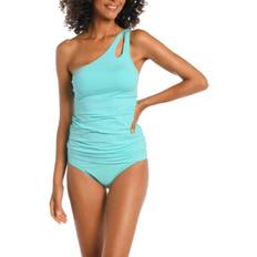 La Blanca Goddess One Shoulder Keyhole Tankini Top