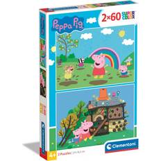 Puslespil Clementoni Supercolor Peppa Pig 2x60 Pieces 21622