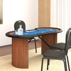 Table Sports vidaXL 10-Player Poker Table with Chip Tray