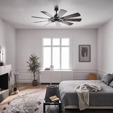 Fans Kichler Gentry 65 Inch Fan Weathered Zinc