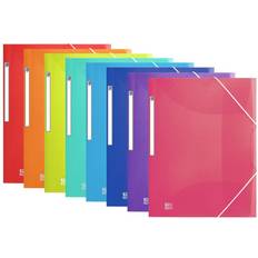Orange Mapper & Ringbind Oxford Narrow Folder A4+ PP Urban Transparent Mix 10 Pcs