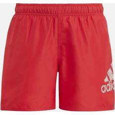 adidas Juniors BOS Classic Swim Shorts Red