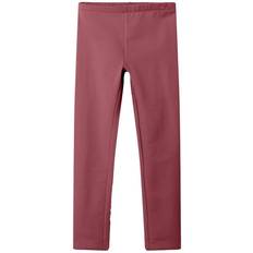 Röda Byxor Name It Davina Solid Leggings - Nkfdavina